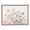 Contemporary Home Living Framed Countryside Floral Rectangular Wall Art - Multicolored - 24.25" x 32"